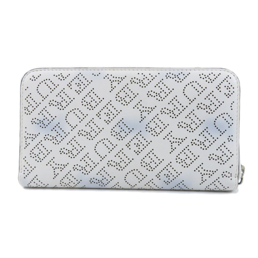 Burberry long Wallet logo motif leather calfskin